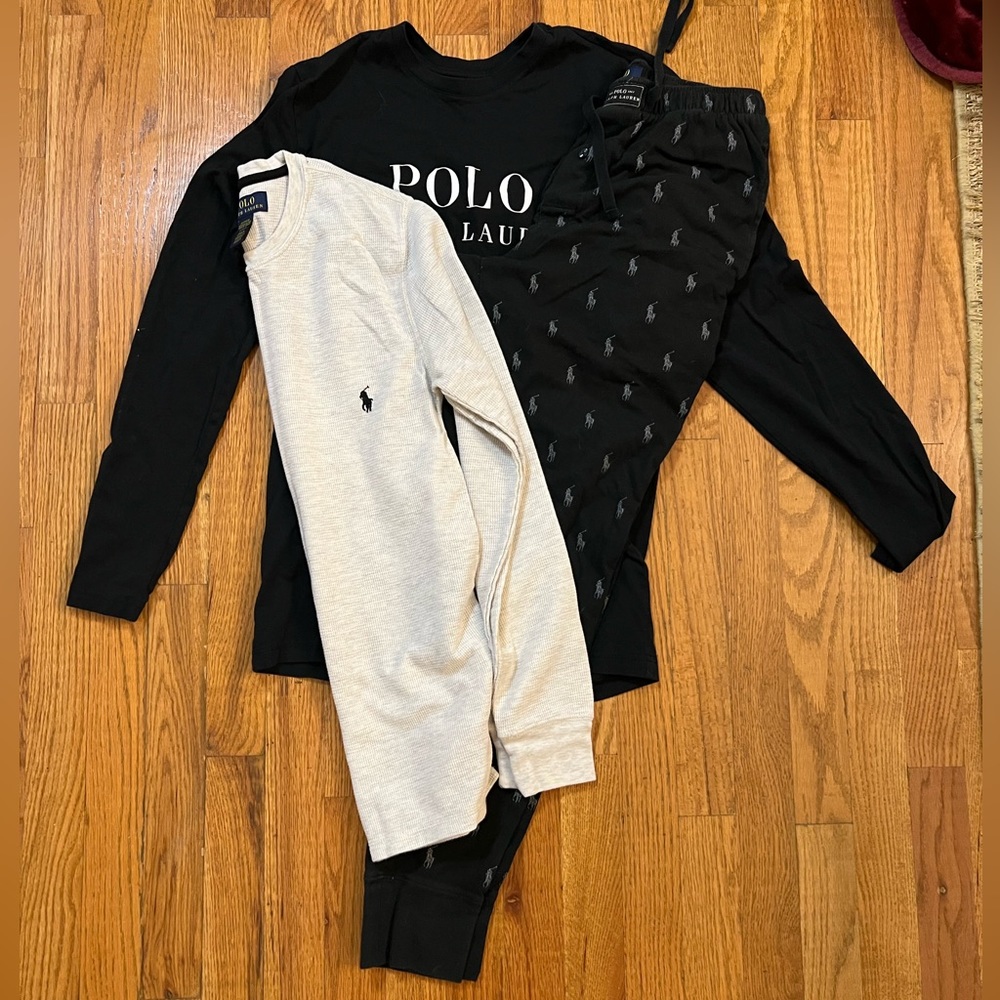 Polo Ralph Lauren pajama set with two shirts